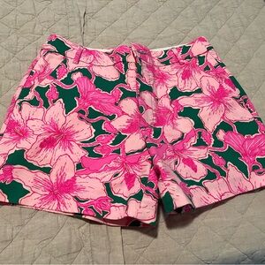 Lilly Pulitzer “Gretchen” Floral Pink and Green Women's Shorts